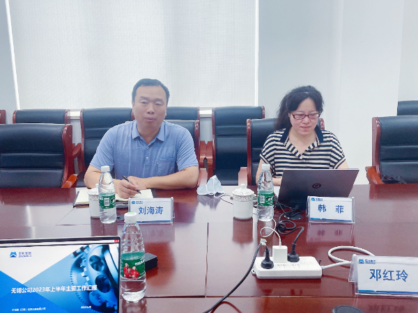 黨委副書記、總經理劉海濤赴無錫公司開展主題教育調研